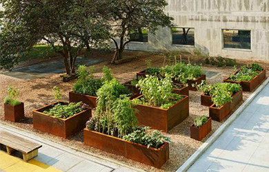 corten steel planter box supplier